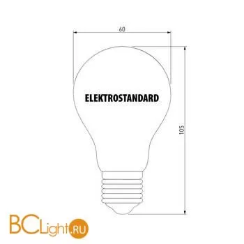 Филаментная светодиодная лампа А60 8W 3300K E27 (тонированная) Elektrostandard Classic LED BLE2705 a048278 - Фото 1