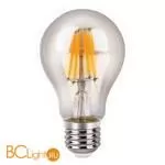 Филаментная светодиодная лампа А60 8W 3300K E27 (тонированная) Elektrostandard Classic LED BLE2705 a048278 - Фото 0