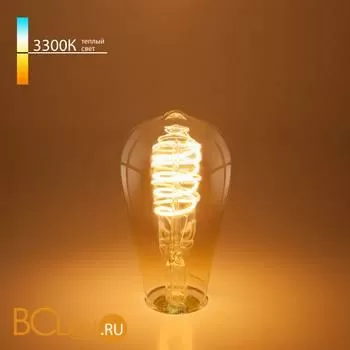 Филаментная светодиодная лампа ST64 8W 3300K E27 (тонированная) Elektrostandard BLE2717 a048391