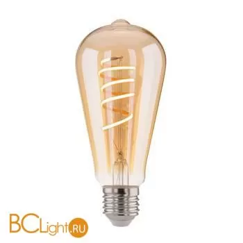 Филаментная светодиодная лампа ST64 8W 3300K E27 (тонированная) Elektrostandard BLE2717 a048391 - Фото 0