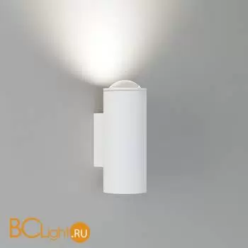 Уличный настенный светильник Elektrostandard Column new 35138/U белый a063023 - Фото 0