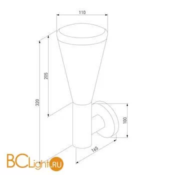 Бра Elektrostandard Cone 1416 TECHNO a049709 - Фото 3