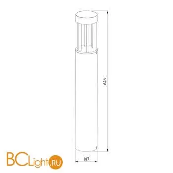 Садово-парковый фонарь Elektrostandard Corny 1622 TECHNO LED a039873 - Фото 1