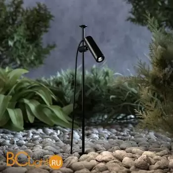 Садово-парковый фонарь Elektrostandard Covert 35173/S черный a066694 - Фото 2