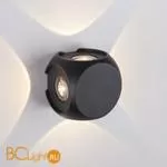 Уличный настенный светильник Elektrostandard Cubo 1504 TECHNO LED CUBE черный - Фото 3