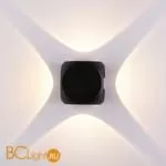 Уличный настенный светильник Elektrostandard Cubo 1504 TECHNO LED CUBE черный