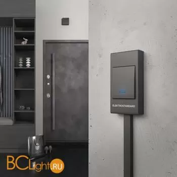 Дверной звонок Elektrostandard DBQ26 DBQ26M WM черный a055432 - Фото 0