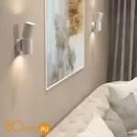 Настенный светильник Elektrostandard Deep new 40126/LED белый a062927 - Фото 2