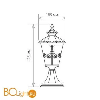 Садово-парковый фонарь Elektrostandard Diadema GLYF-8046S a028002 - Фото 1