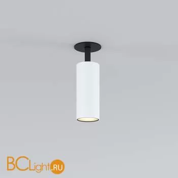 Встраиваемый светильник Elektrostandard Diffe 25052/LED 10W 4200K белый/чёрный a058173 - Фото 0