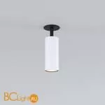 Встраиваемый светильник Elektrostandard Diffe 25052/LED 10W 4200K белый/чёрный a058173 - Фото 0