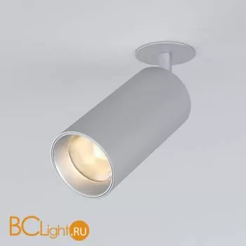 Встраиваемый светильник Elektrostandard Diffe 25066/LED 15W 4200K серебро a058212