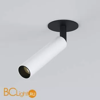 Встраиваемый светильник Elektrostandard Diffe 25027/LED 5W 4200K белый/черный a058216