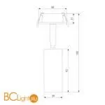 Встраиваемый светильник Elektrostandard Diffe 25039/LED 8W 4200K белый a058217 - Фото 1