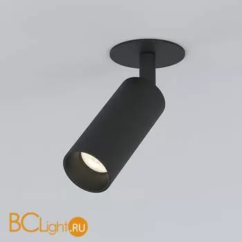 Встраиваемый светильник Elektrostandard Diffe 25039/LED 8W 4200K чёрный a058218