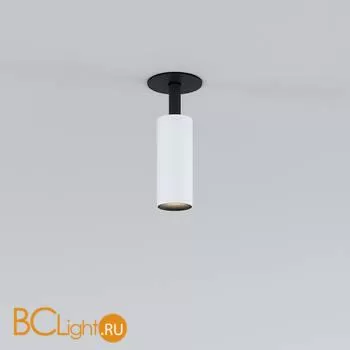 Встраиваемый светильник Elektrostandard Diffe 25039/LED 8W 4200K белый/черный a058220 - Фото 0