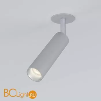 Встраиваемый светильник Elektrostandard Diffe 25040/LED 8W 4200K серебро a058227