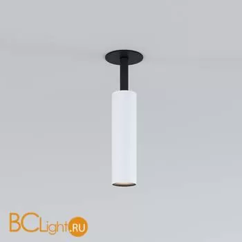 Встраиваемый светильник Elektrostandard Diffe 25040/LED 8W 4200K белый/черный a058228 - Фото 0