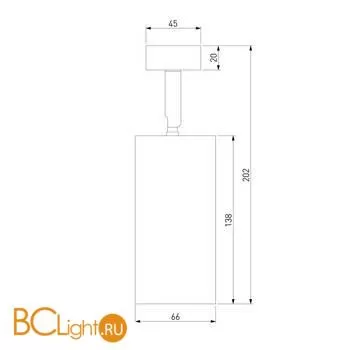 Спот Elektrostandard Diffe 85266/01 15W 4200K чёрный a058250 - Фото 1