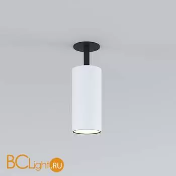 Встраиваемый светильник Elektrostandard Diffe 25066/LED 15W 4200K белый/чёрный a058273 - Фото 0