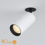 Встраиваемый светильник Elektrostandard Diffe 25066/LED 15W 4200K белый/чёрный a058273
