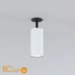 Встраиваемый светильник Elektrostandard Diffe 25066/LED 15W 4200K белый/чёрный a058273 - Фото 0