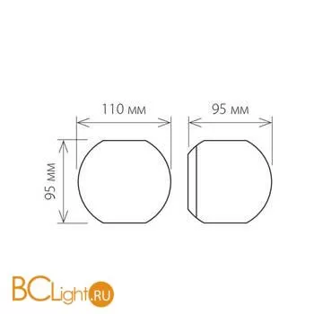 Бра Elektrostandard Diver 1566 TECHNO LED a038538 - Фото 4