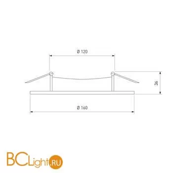 Встраиваемый светильник Elektrostandard DLKR160/200-DLKS160/200 DLKR160 12W 4200K белый a031834 - Фото 1