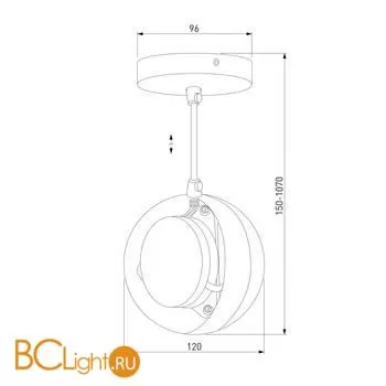 Подвесной светильник Elektrostandard DLN050 GX53 a047809 - Фото 2
