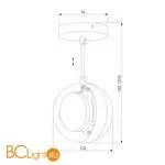 Подвесной светильник Elektrostandard DLN050 GX53 a047809 - Фото 2