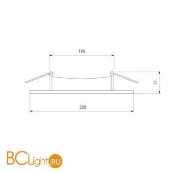 Встраиваемый светильник Elektrostandard DLR003-DLS003 DLS003 18W 4200K a034918 - Фото 0