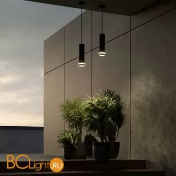 Уличный подвесной светильник Elektrostandard DLR023 35084/H черный a061364 - Фото 4