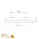 Встраиваемый светильник Elektrostandard DLR024 12+6W 4200K a038374 - Фото 1