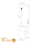 Подвесной светильник Elektrostandard DLS021 a045501 - Фото 1