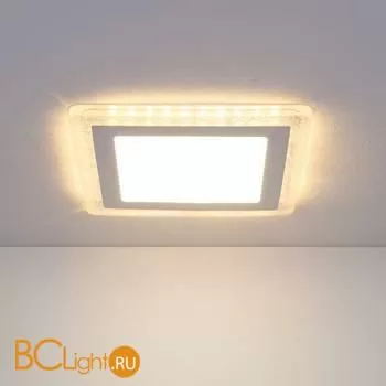 Встраиваемый светильник Elektrostandard DLS024 12+6W 4200K a038376