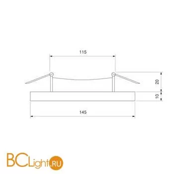 Встраиваемый светильник Elektrostandard DLS024 7+3W 4200K a038375 - Фото 1