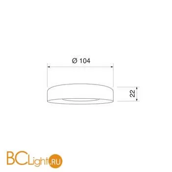 Накладной точечный светодиодный светильник Elektrostandard DLS030 a052415 - Фото 2