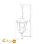 Уличный подвесной светильник Elektrostandard Dorado GL 1013H a043642 - Фото 2