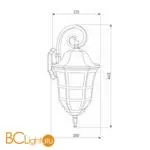 Уличный настенный светильник Elektrostandard Dorado GL 1013D a043639 - Фото 1