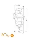 Уличный настенный светильник Elektrostandard Dorado GL 1013D a043638 - Фото 1