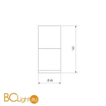 Спот Elektrostandard Double Topper DLR028 6W 4200K a040665 - Фото 0