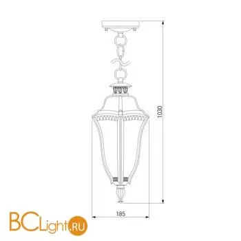 Уличный подвесной светильник Elektrostandard Draco GL 1010H a043120 - Фото 2