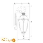 Уличный настенный светильник Elektrostandard Draco GL 1010D a043118 - Фото 1