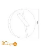 Бра Elektrostandard Drom 40105/LED чёрный/чёрный жемчуг a055362 - Фото 1