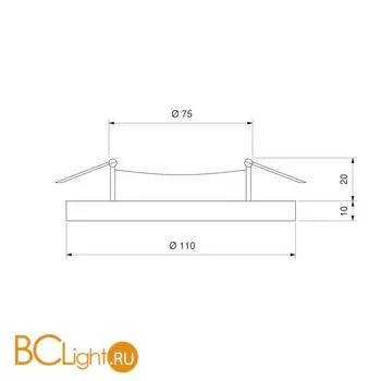 Встраиваемый светильник Elektrostandard DSS002 3+3W 4200K a037542 - Фото 1