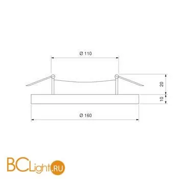 Встраиваемый светильник Elektrostandard DSS001 7+3W 4200K a037533 - Фото 5