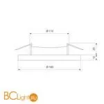 Встраиваемый светильник Elektrostandard DSS001 7+3W 4200K a037533 - Фото 5