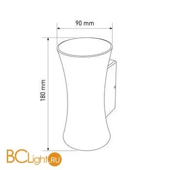 Уличный настенный светодиодный светильник Dual IP54 Elektrostandard Dual a043951 - Фото 2