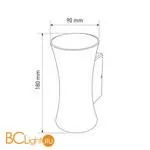 Уличный настенный светодиодный светильник Dual IP54 Elektrostandard Dual a043951 - Фото 2