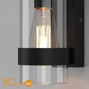 Уличный настенный светильник Elektrostandard Falcon new 35167/D черный a063452 - Фото 0